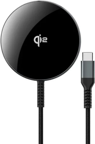 Фото: Бездротовий зарядний пристрій Pisen TP-C56 Qi2 Magnetic Desktop Charging Base 15W Black № 9 | KTC