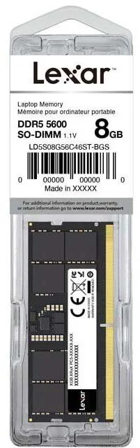 Фото: Оперативна пам’ять Lexar DDR5 1x8GB (LD5S08G56C46ST-BGS) № 2 | KTC