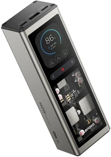 Фото: Батарея універсальна Lenovo 140W Smart Laptop Power Bank 20000mAh Grey (G0A3140WWW) № 6 | KTC