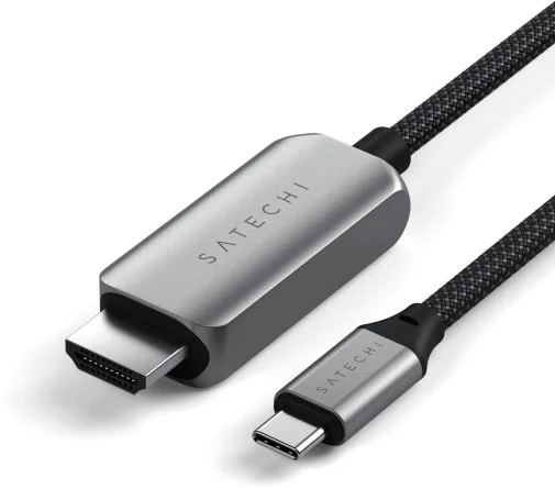 Фото: Кабель Satechi v2.1 8K Type-C / HDMI 1.8m Space Gray (ST-YH8KCM) № 9 | KTC