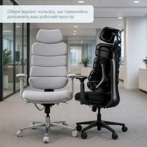 Фото: Крісло OfficePro FlexCore OC120B Black № 32 | KTC