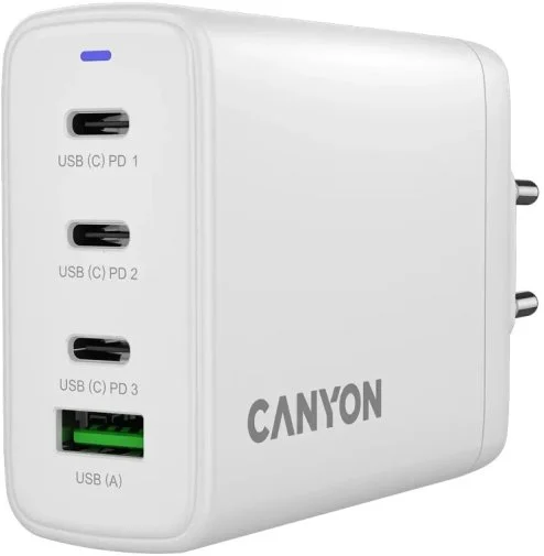 Фото: Зарядний пристрій Canyon OnCharge 120ACC 120W White (CNS-CUW120ACC) № 6 | KTC