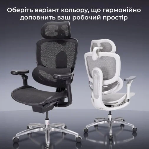 Фото: Крісло SIHOO C300 Lite V2 White (C300-LITE-V2-B102) № 37 | KTC
