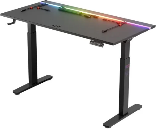 Фото: Стіл для геймерів 1stPlayer F.A.S.T Black (FAST-1470-RGB-BK) № 11 | KTC