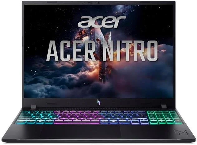 Фото: Ноутбук Acer Nitro V 16 ANV16-I31-79LV NH.U5CEU.00A Black - 16" IPS 165 Гц / Intel Core 7 / 240H / DDR5 16 ГБ / PCI-E SSD 512 ГБ / GeForce RTX 5060 № 10 | KTC
