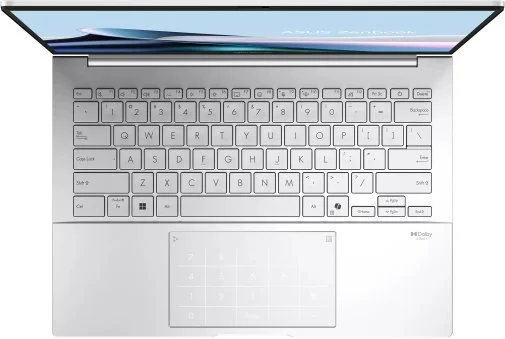 Фото: Ноутбук ASUS Zenbook 14 UX3405CA-ST782X Foggy Silver - 14" OLED 120 Гц / Intel Core Ultra 9 / 285H / DDR5 32 ГБ / PCI-E SSD 1 ТБ / Intel Arc graphics № 10 | KTC