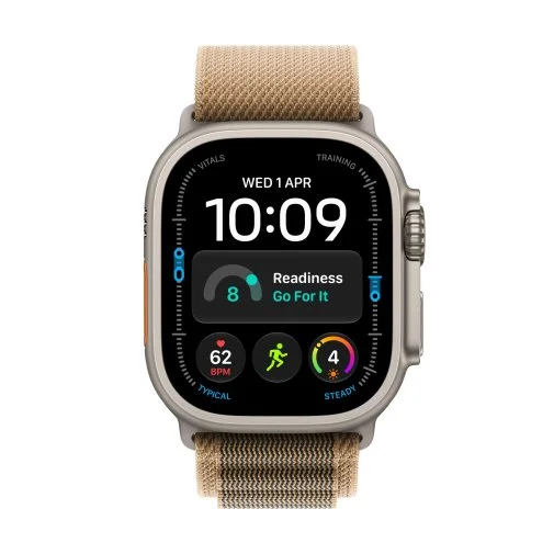 Фото: Смарт годинник Apple Watch Ultra 4 49mm - Natural Titanium Case with Desert Alpine Loop - L (MJAG4) № 10 | KTC