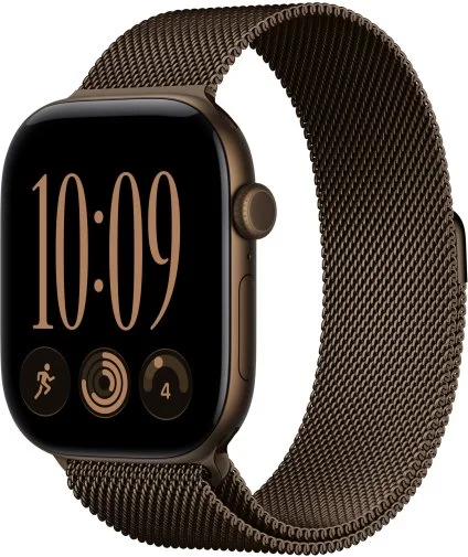 Фото: Ремінець Apple for Apple Watch 46mm - Milanese Loop Dark Bronze - M/L (MJNN4) № 4 | KTC