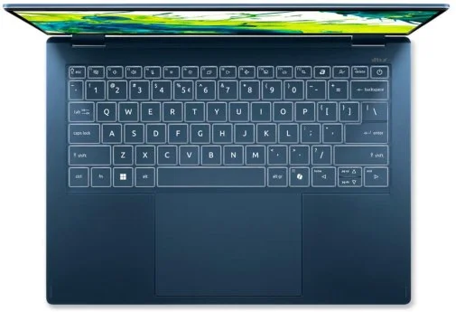 Фото: Ноутбук Acer Swift Spin 14 AI SFSP14-Q51T-X9D1 NX.W0KEU.002 Blue - 14" IPS 120 Гц / Snapdragon X2 Elite / X2E-78-100 / DDR5 16 ГБ / PCI-E SSD 512 ГБ / Adreno GPU № 14 | KTC