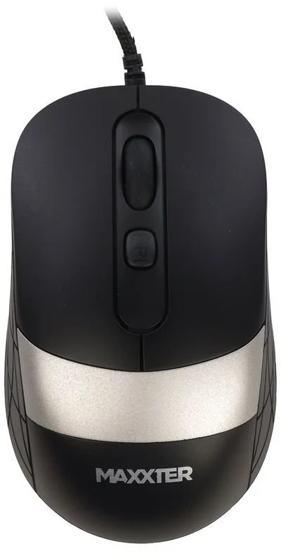 Фото: Комплект клавіатура+миша Maxxter KMS-CM-03-UA Black/Silver № 16 | KTC
