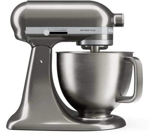 Фото: Планетарний міксер KitchenAid Artisan Plus 4.7L 5KSM50PKVE Medallion Silver (5KSM50PKVEMS) № 11 | KTC