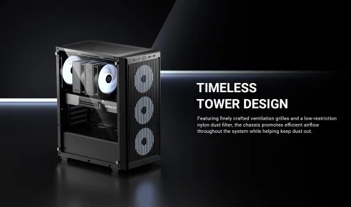 Фото: Корпус ID-COOLING Ware 310 ARGB Black with window (WARE 310 ARGB) № 33 | KTC