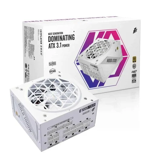 Фото: Блок живлення 1stPlayer 1000W HA-1000BA4 White (NGDP-GLD-1000-WH-EU) № 15 | KTC