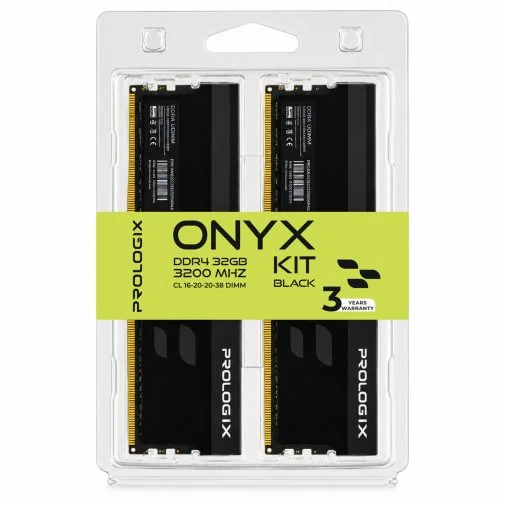 Фото: Оперативна пам’ять ProLogix Onyx Black DDR4 2x16GB (PRO32GB3200YB4K) № 10 | KTC