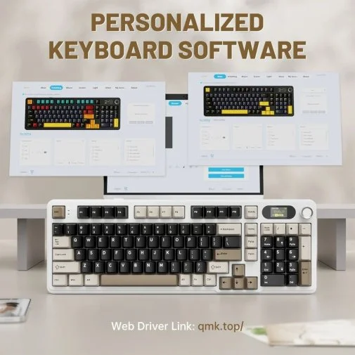 Фото: Клавіатура Attack Shark X98 Pro WL/BT/USB Cheese White (X98PROCW_AS) № 17 | KTC