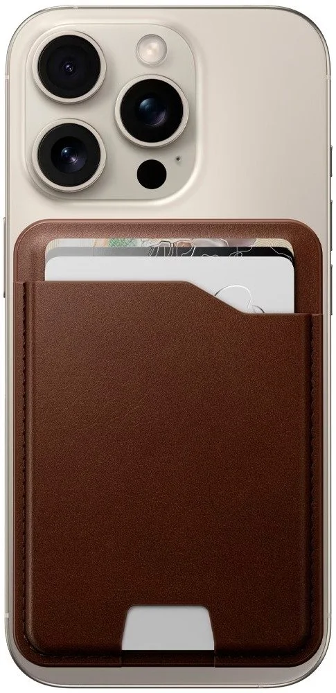 Фото: Чохол для пластикових карт Nomad for iPhone - Camino MagSafe with Find My Brown (NM011758858) № 12 | KTC