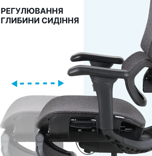 Фото: Крісло OfficePro Jade OC970G Gray № 34 | KTC