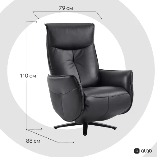 Фото: Крісло Qlab RC300B Black № 33 | KTC