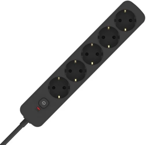 Фото: Мережевий фільтр ColorWay CW-PSEA1652BK 5/2m Black № 15 | KTC