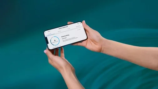 Фото: Електрична зубна щітка Philips Sonicare For Kids Smart Blue (HX6600/13) № 27 | KTC