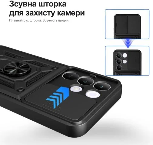 Фото: Чохол BeCover for Realme C85 Pro - Military Black (716273) № 11 | KTC