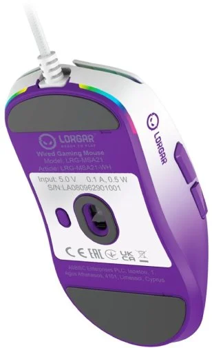 Фото: Миша Lorgar MSA21 USB White (LRG-MSA21-WH) № 7 | KTC