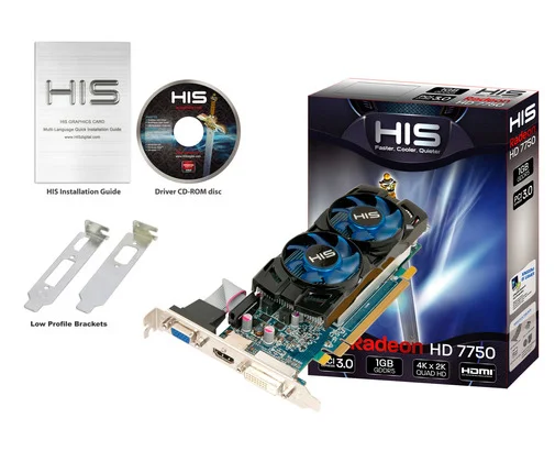 Фото: Відеокарта HIS AMD HD7750 (H775FN1G) № 5 | KTC