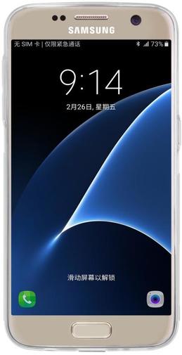 NILLKIN Samsung G930 Nature White вигляд на смартфоні перед