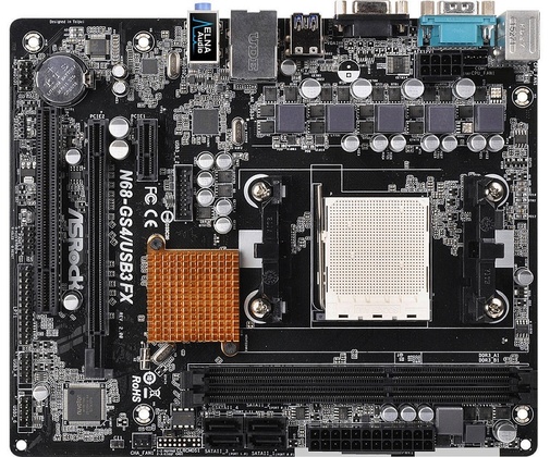 Материнська плата AsRock N68-GS4/USB3 FX R2.0