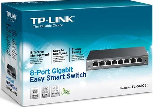 Фото: Комутатор Tp-Link TL-SG108E № 4 | KTC