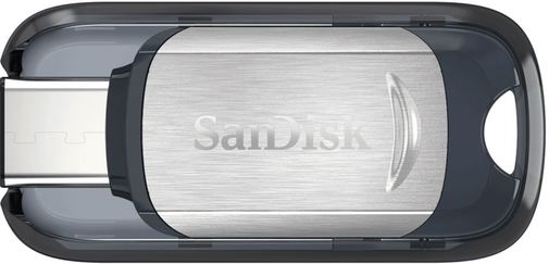 Флешка Type-C SanDisk Ultra 128 ГБ (SDCZ450-128G-G46) сіра