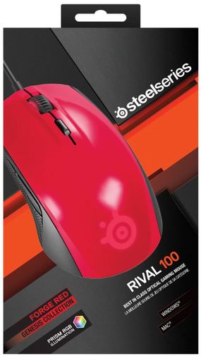 Мишка Steelseries Rival 100 червона