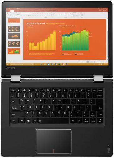 Ноутбук Lenovo Yoga 510-14ISK (80S700GWRA) чорний
