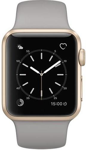 Смарт годинник Apple Watch Series 1 A1802 38 мм Gold / Concrete Sport Band