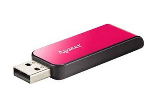 Флешка USB Apacer AH334 4 ГБ (AP4GAH334P-1) рожева