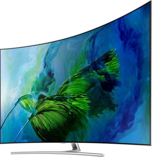 Телевізор LED Samsung QE55Q8CAMUXUA (Curved, Smart TV, Wi-Fi, 3840x2160)