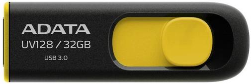 Флешка USB A-Data DashDrive UV128 32GB AUV128-32G-RBY Black/Yellow