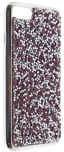 Фото: Чохол Rock for iPhone 7/8/SE - Crystal TPU Case Silver Pink № 5 | KTC