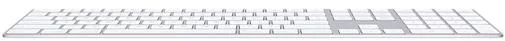 Фото: Клавіатура Apple A1843 Magic Keyboard with Numpad Bluetooth MQ052 Silver/White № 7 | KTC