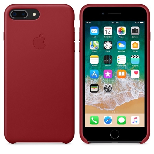 Чохол Apple for iPhone 8Plus / 7Plus - Leather Case PRODUCT Red (MQHN2ZM/A)