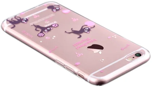 Фото: Чохол Devia for iPhone 6/6S Plus - Vango Soft Case Alan Cat № 12 | KTC