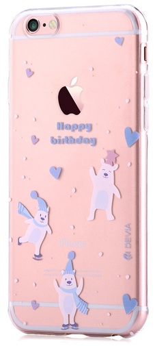 Чохол Devia for iPhone 6/6S - Vango Soft Case Ice Bear