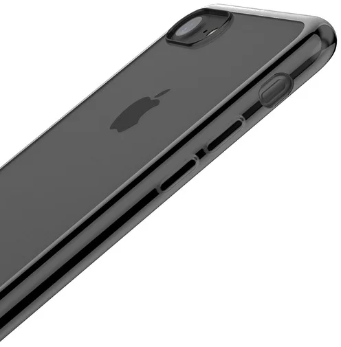 Фото: Чохол Devia for iPhone 7/8/SE - Glitter soft case Gun Black (6952897992637	) № 13 | KTC