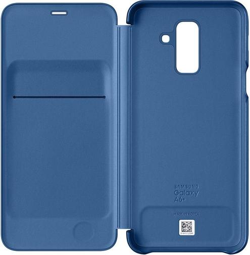 for Samsung A6 Plus 2018/A605 - Wallet Cover Blue