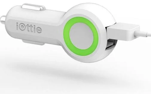 Фото: Автомобільний зарядний пристрій iOttie Rapid VOLT Max Dual Port USB White (CHCRIO104WH) № 7 | KTC