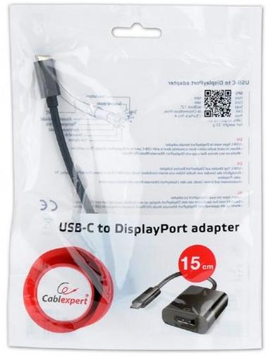 Перехідник USB (Type-C) to DP, Cablexpert