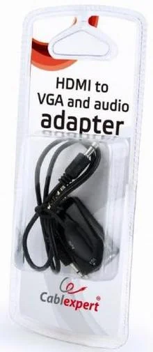 Фото: Перехідник Cablexpert HDMI / VGA Plus Audio Black (AB-HDMI-VGA-02) № 6 | KTC