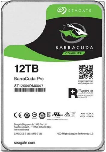 Жорсткий диск Seagate Barracuda Pro 12TB ST12000DM0007