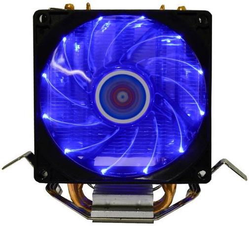 Кулер для процесора Cooling Baby R90 BLUE LED 2 FANS, LGA 1366/775/1150/1151/1155/1156/AM4/AM2/AM2+/AM3