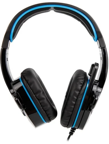 Фото: Гарнітура Sades SA-901 Wolfang Black/Blue (SA-901 Black/Blue) № 6 | KTC